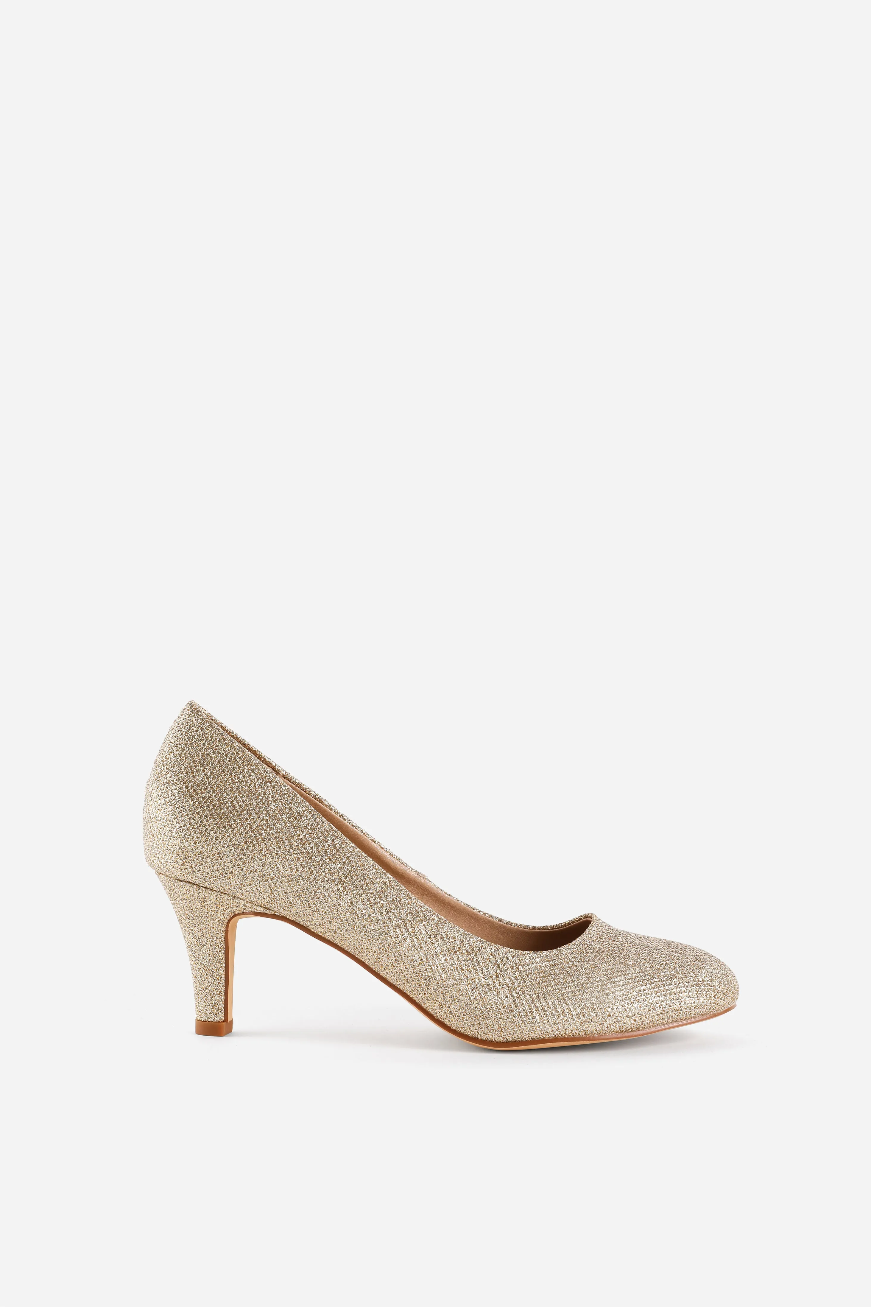 1920s Round Toe Retro High Heels