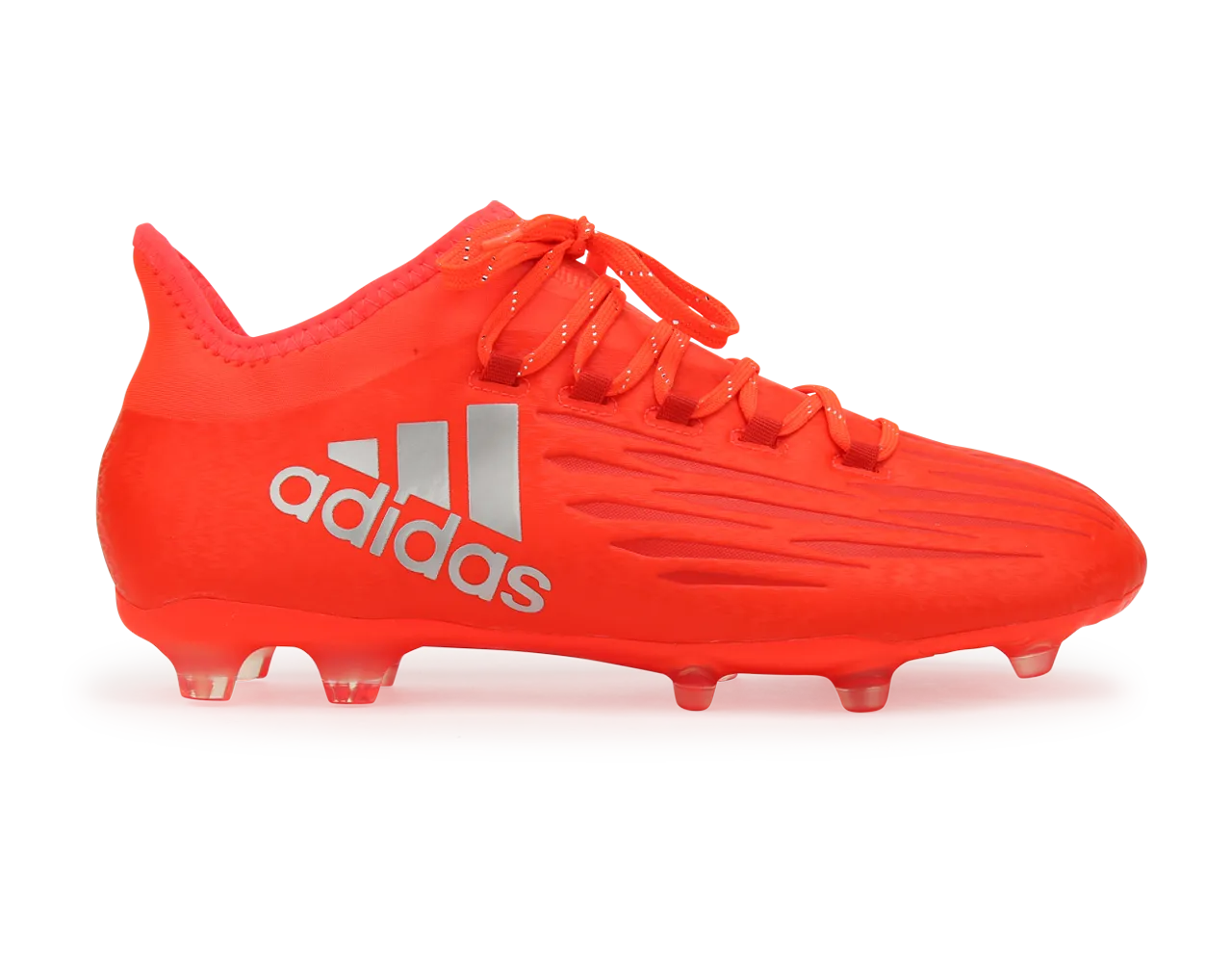 adidas Men's X 16.2 FG/AG Solar Red/Metalic Silver