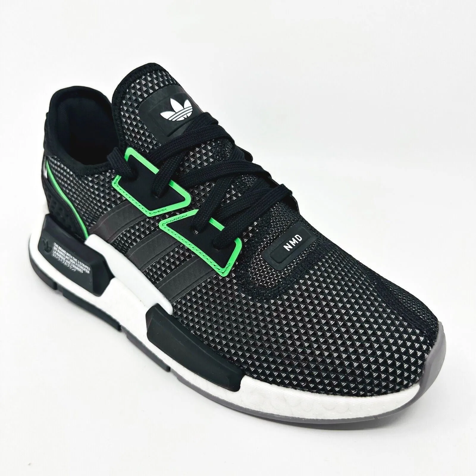 Adidas Originals NMD G1 Black White Green Mens Running Shoes IE4559