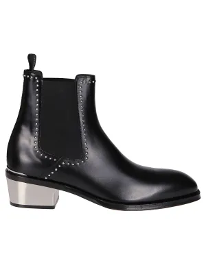 Alexander McQueen Studded Chelsea Boots