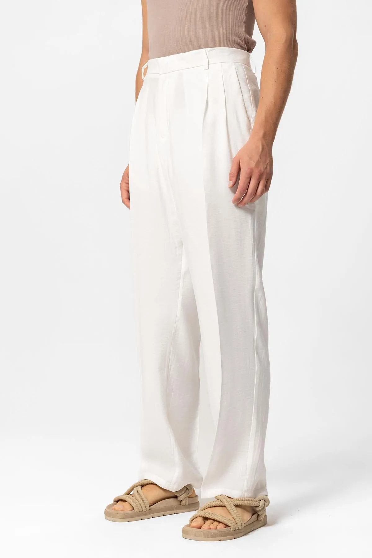 ANT High Waist Pleated Baggy Men's Pants - Vila Verde
