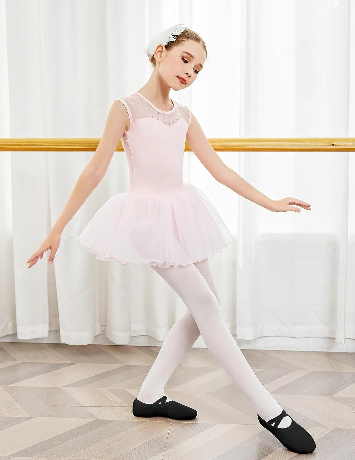 Arshiner Ballet Shoes for Girls Canvas Ballet Slippers Dance Shoes