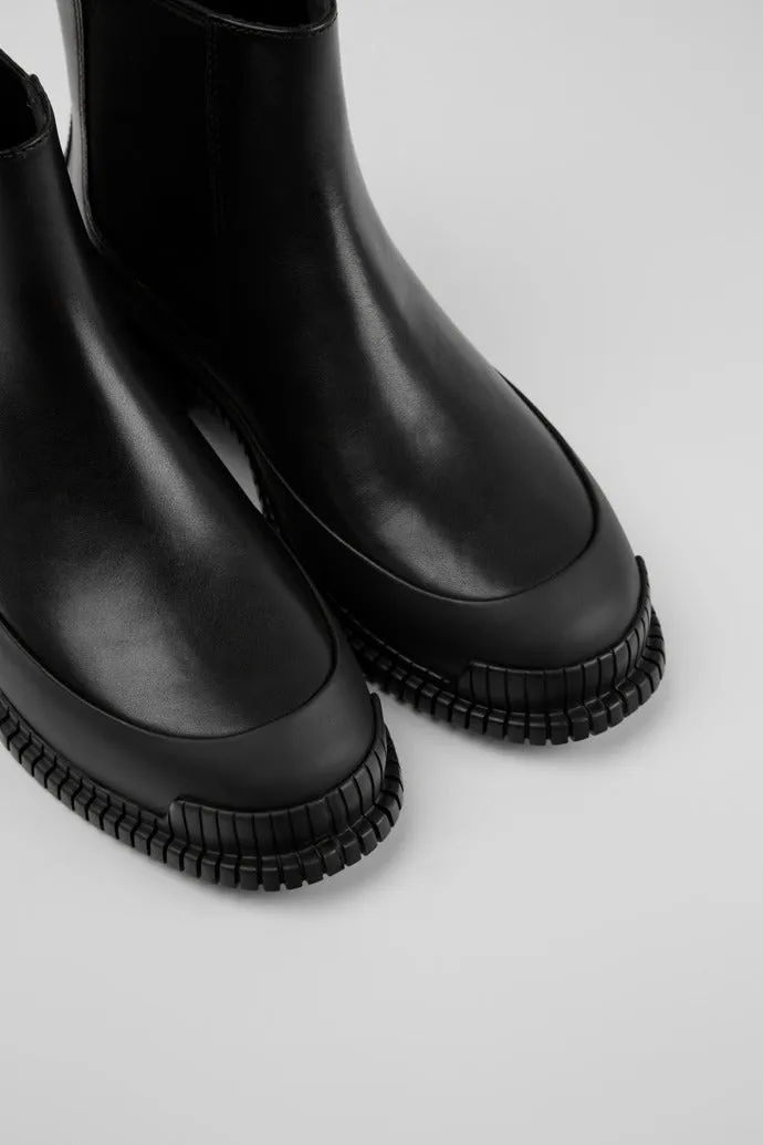 Camper Women's K400304 Pix Leather Chelsea Ankle Boots Black