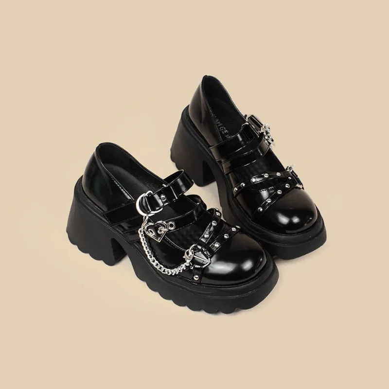 Chained Up Mary Janes