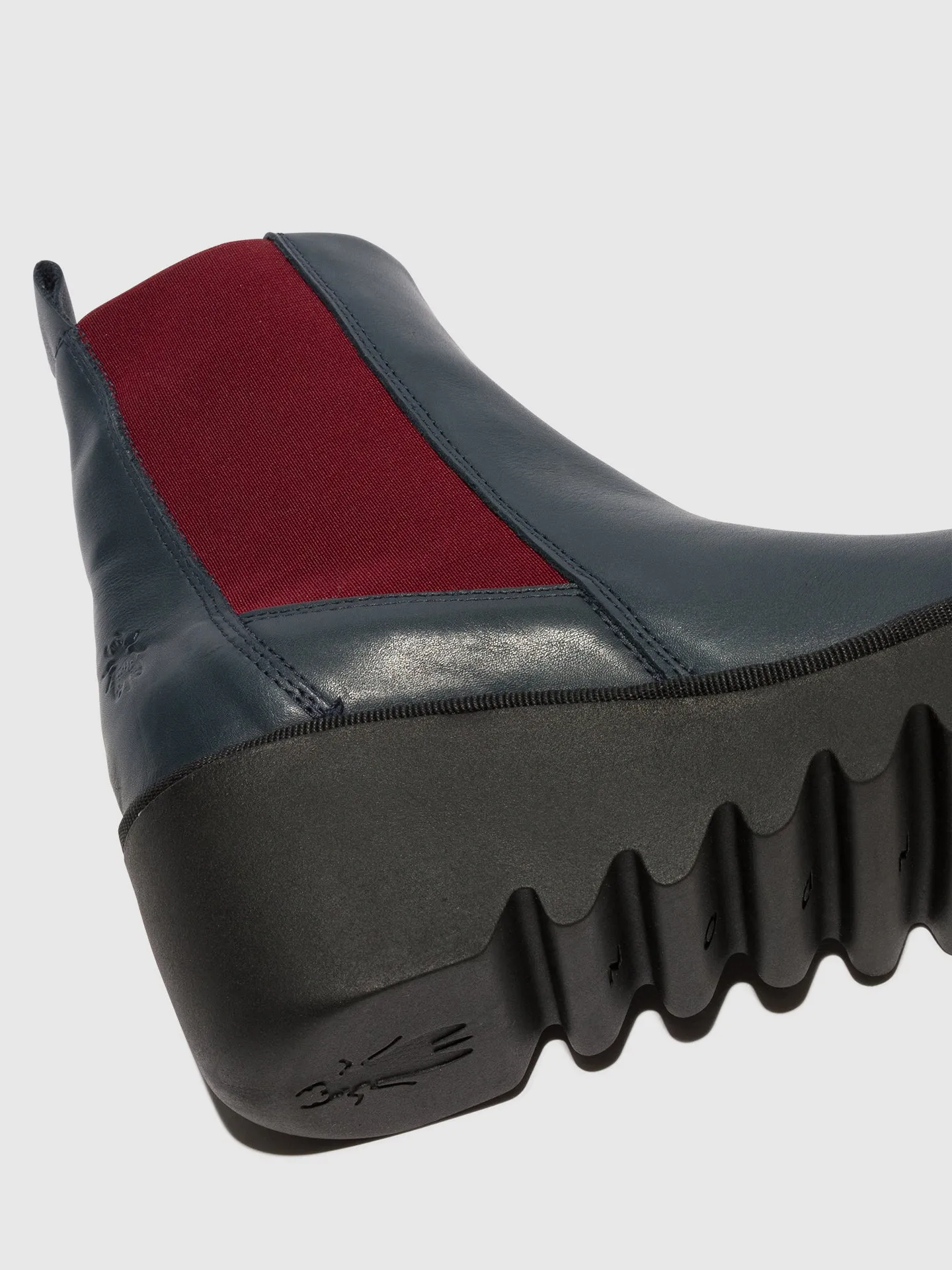 Chelsea Ankle Boots BAGU233FLY NAVY (WINE ELASTIC)
