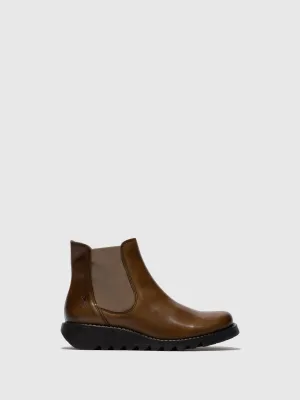 Chelsea Ankle Boots SALV OLIVE (OLIVE ELASTIC)