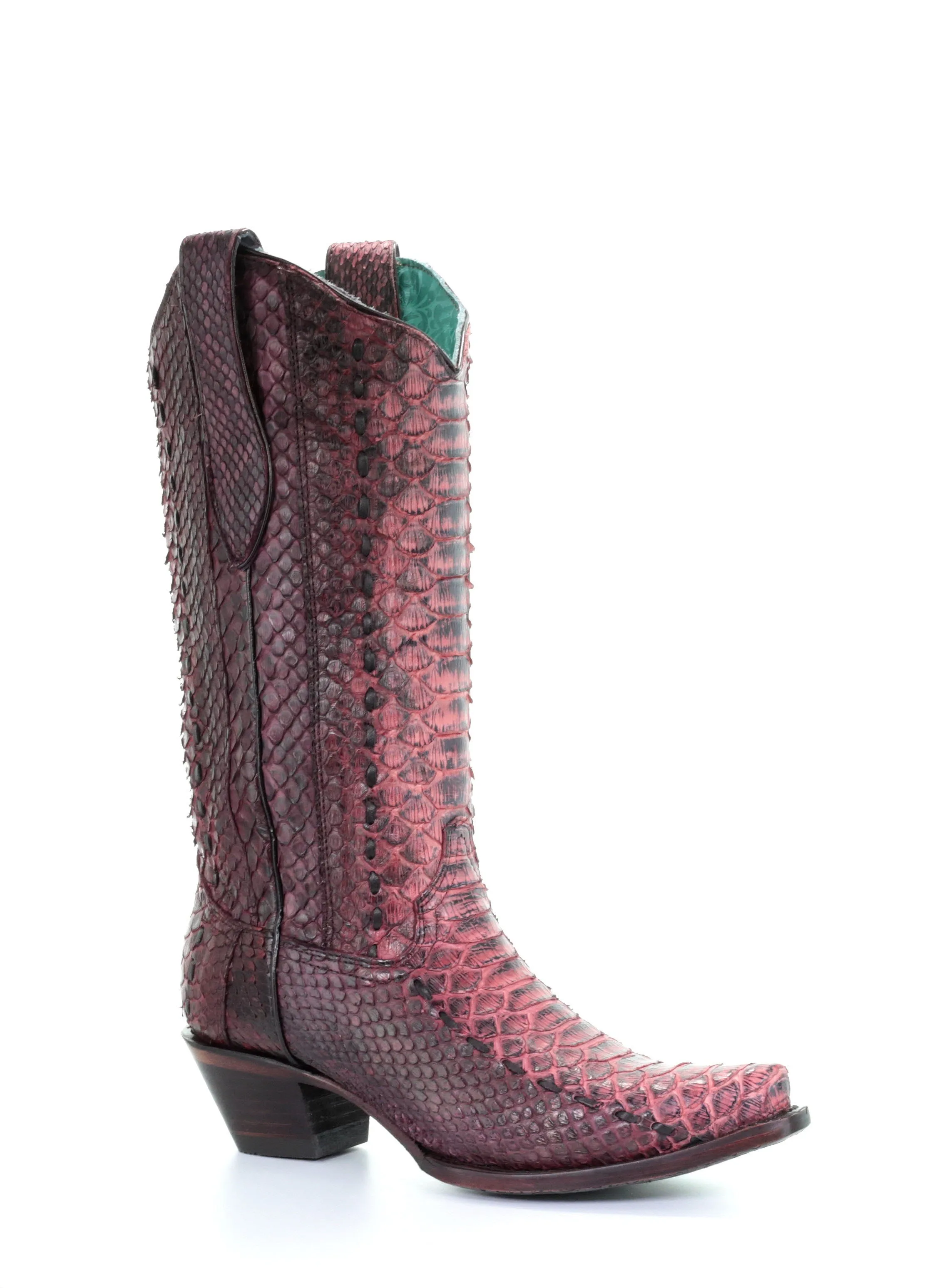 Corral Women's Red Python Boots A3660