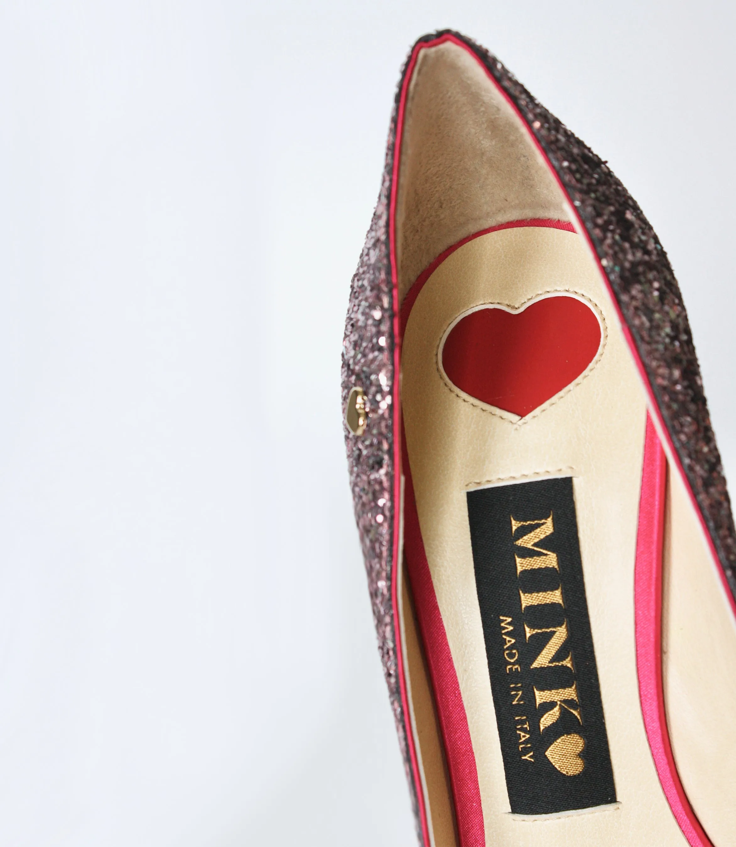 Elk Dark Pink Glitter