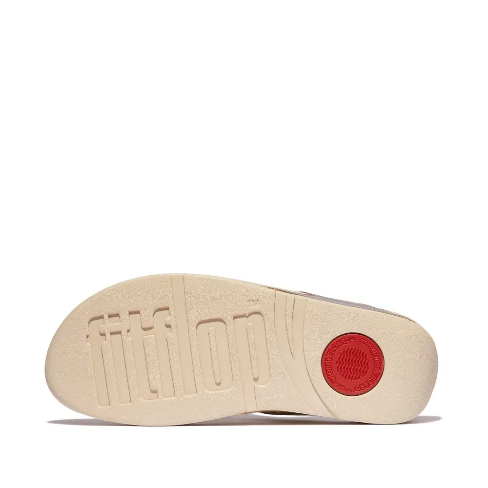 FitFlop Lulu Sequin Sandals - Platino