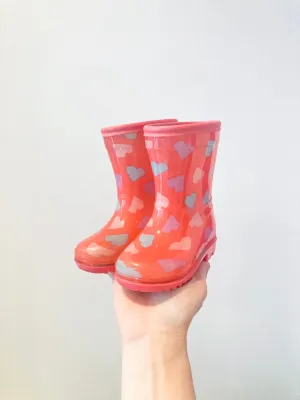 Heart Rain Boots // 5 Toddler