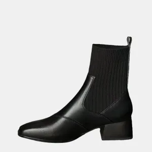 Hebe Knitted Chelsea  Boots
