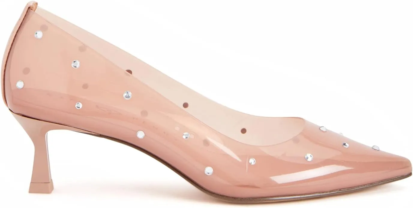 Katy Perry Women's The Golden Studded Pump  Color Light Tan Size 8M