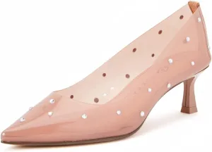 Katy Perry Women's The Golden Studded Pump  Color Light Tan Size 8M