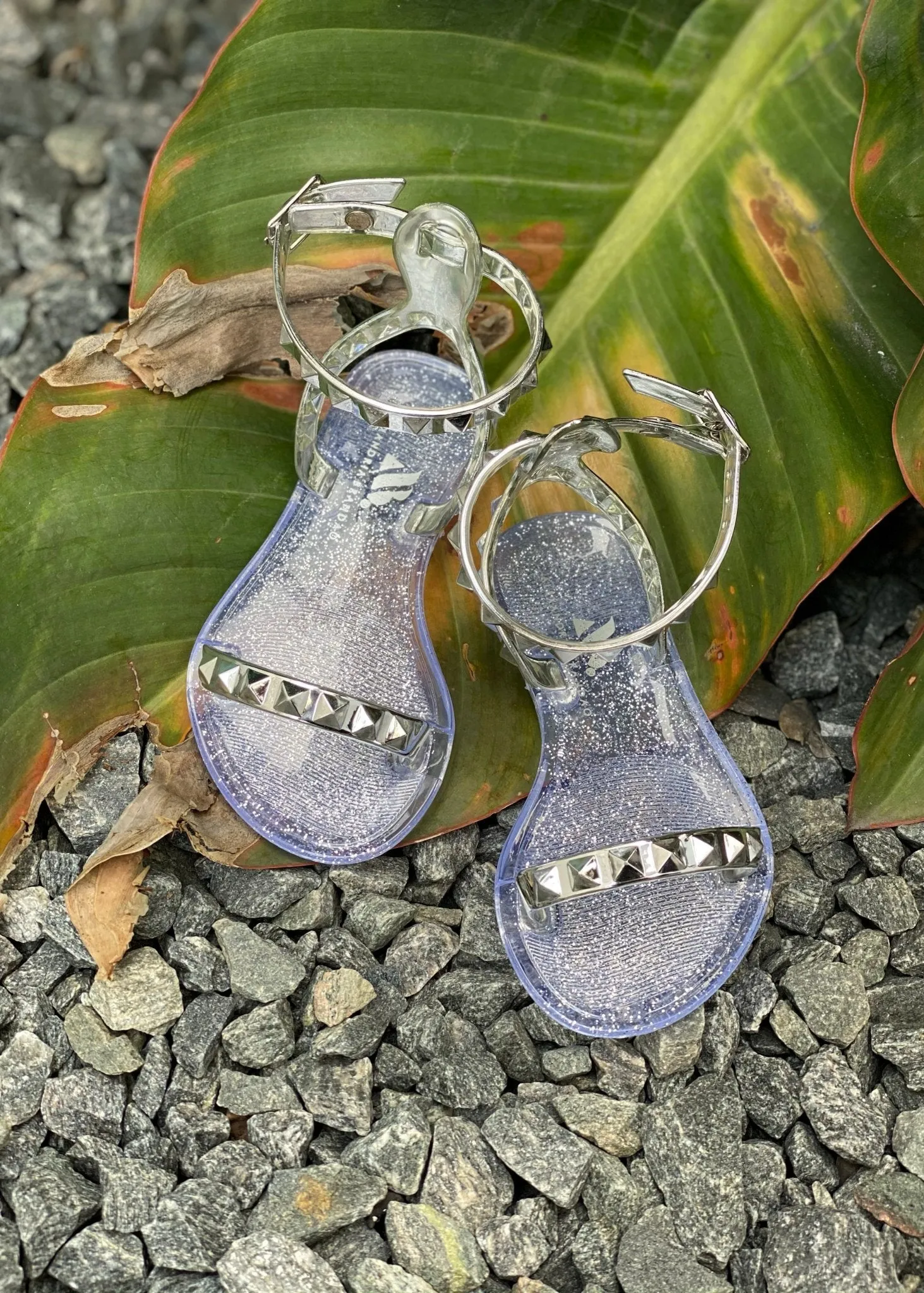 Kid's Aria Silver Sandals