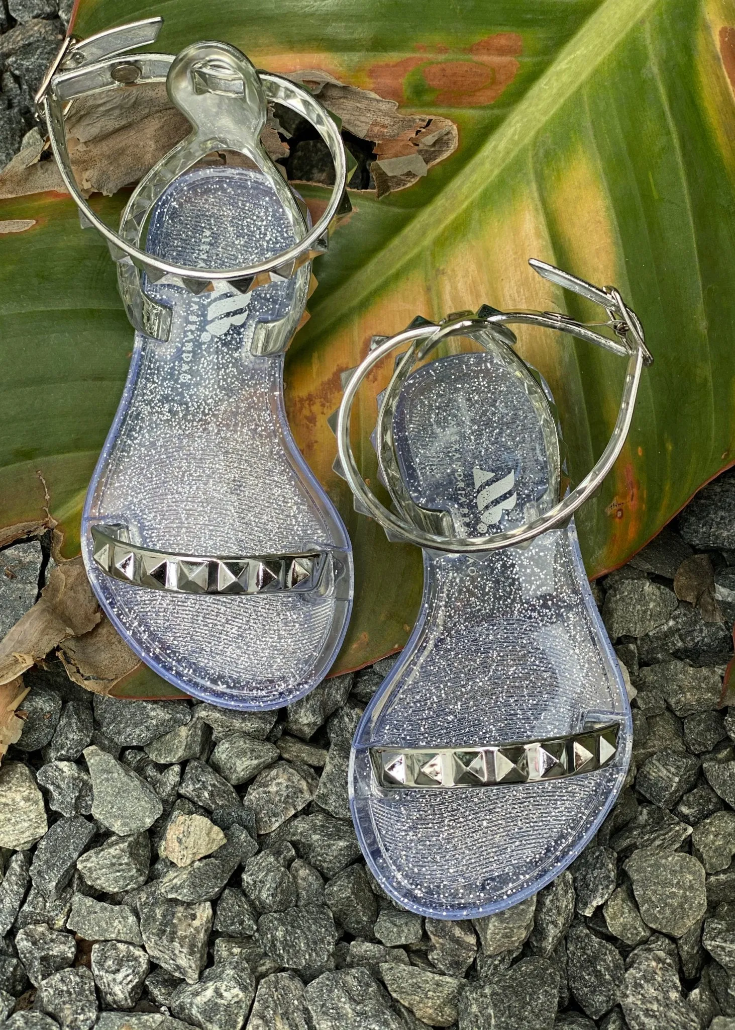 Kid's Aria Silver Sandals