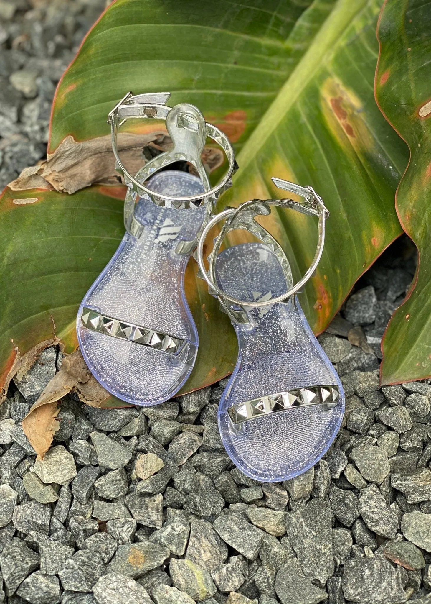 Kid's Aria Silver Sandals