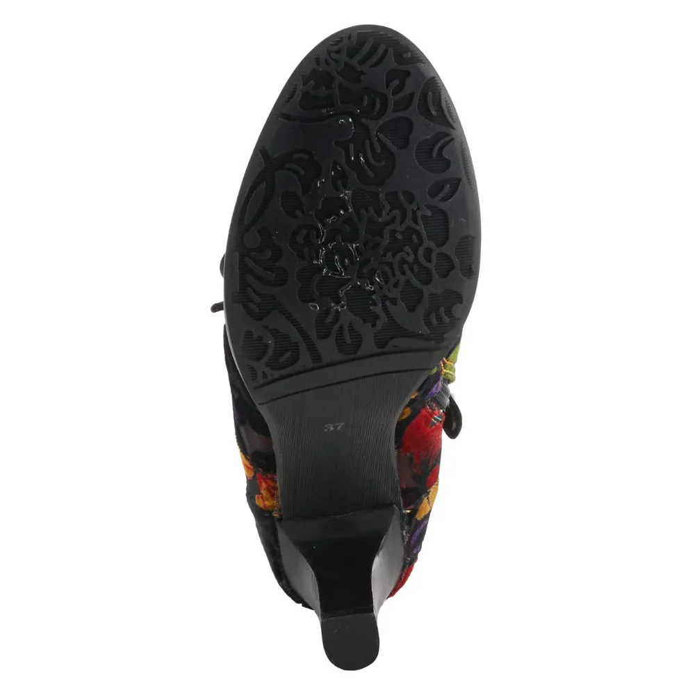 L`Artiste By Spring Step Pritz Bordeaux Multi Leather Shootie (Women's)