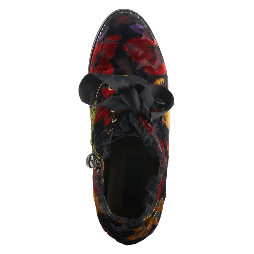 L`Artiste By Spring Step Pritz Bordeaux Multi Leather Shootie (Women's)