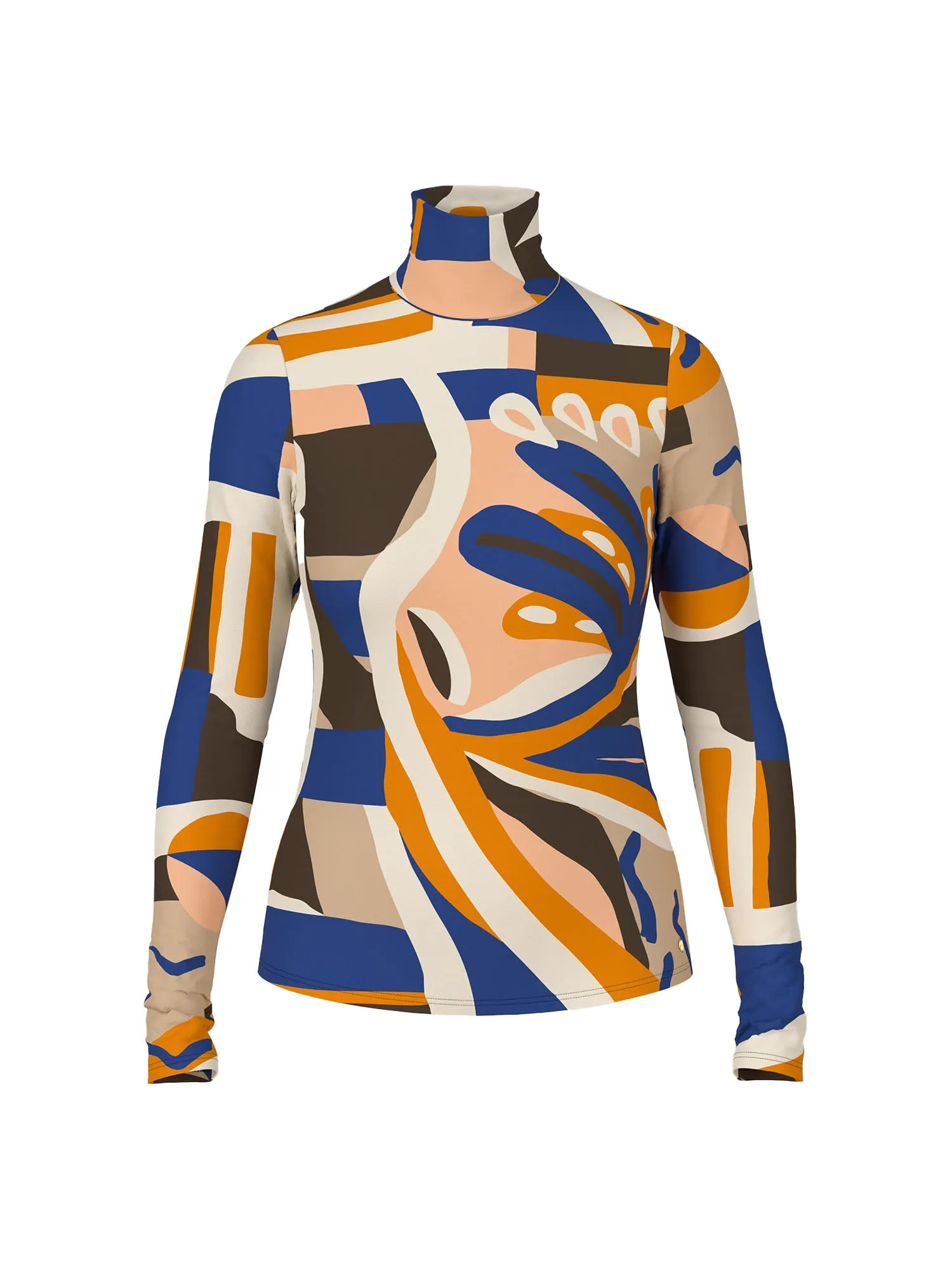 Marc Cain Patterned Turtleneck