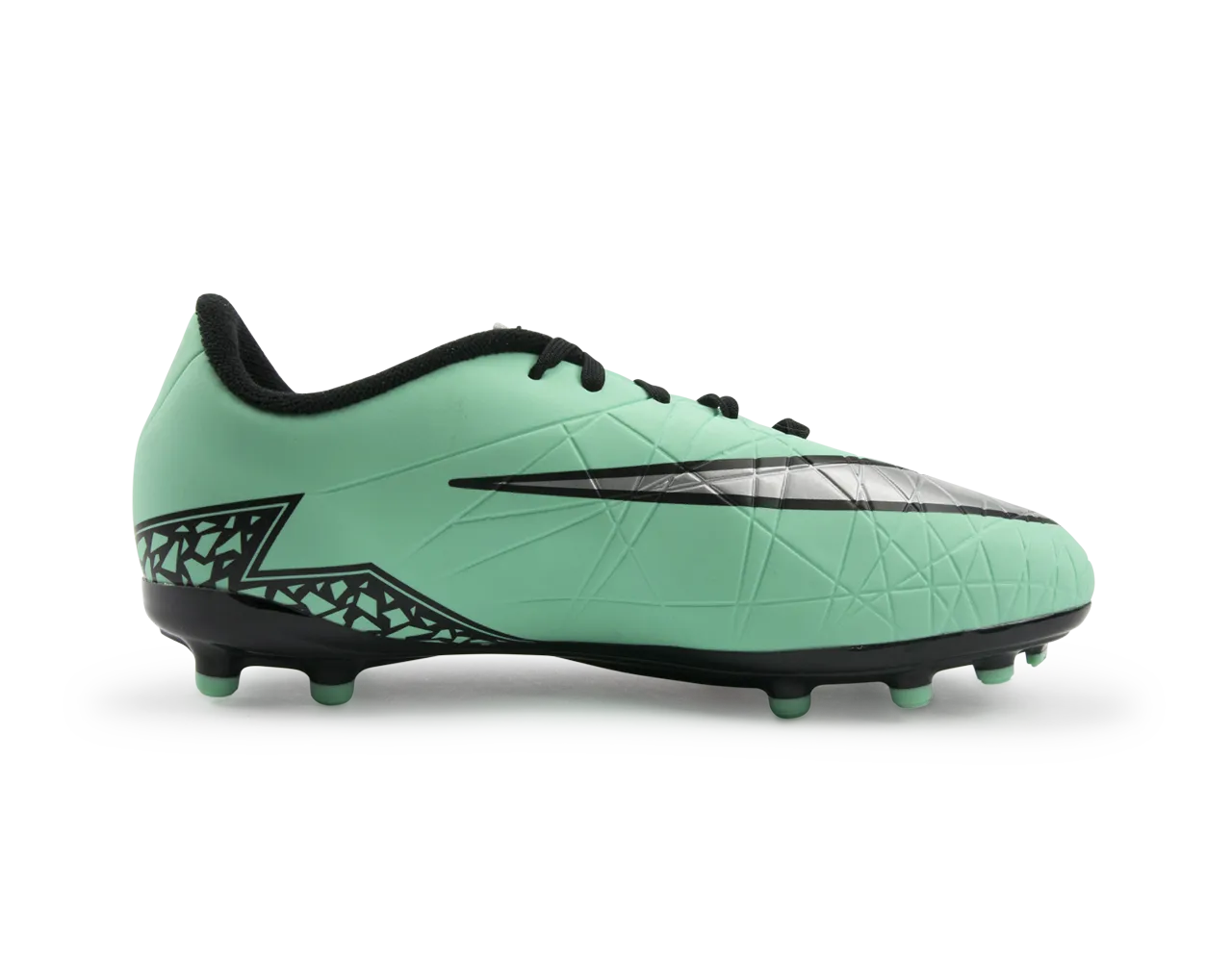 Nike Kids Hypervenom Phelon II FG Green Glow/Metallic Silver/Hyper Orange