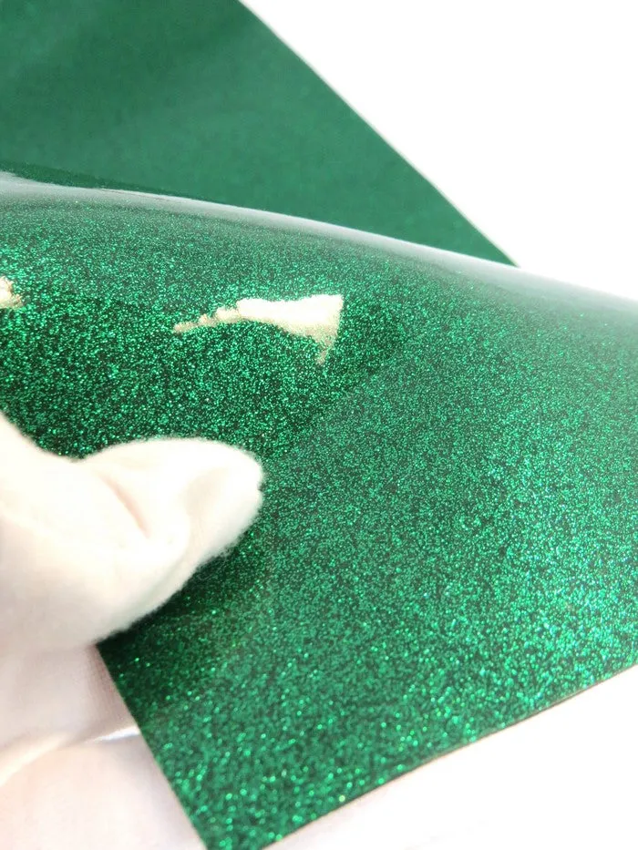 Ultra Sparkle Glitter Upholstery Vinyl Fabric DuroLast&reg; / CANDY RED / Sold by The Yard