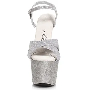 Vicky-709 Strappy Glitter Platform Sandals